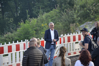 Sprengung Brückenpfeiler Lahntal Autobahnbrücke Limburg Verkehrsminister Al-Wazir 206
