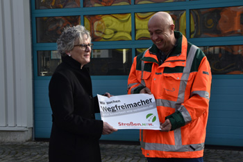 Straen.NRW Direktorin Elfriede Sauerwein-Braksiek Mglichmacher berbrcker Wegfreimacher Inbewegungbringer