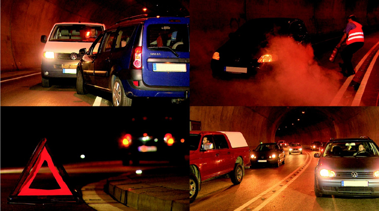 Straßen Verhalten im Tunnel BASt