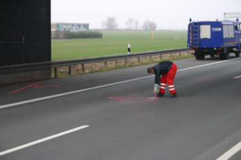 Unfallübung Autobahn A 57 05