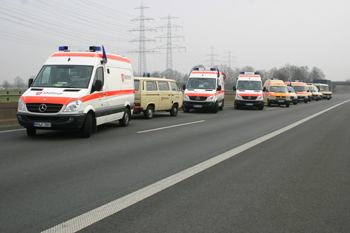 Unfallübung Malteser MHD Autobahn A57 57