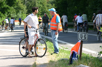 Unterhaltungsgrenze A 40 Ruhrschnellweg Still-Leben 6682