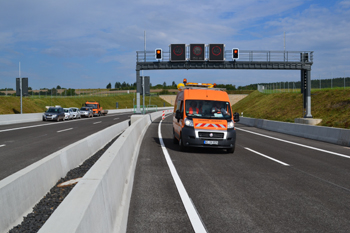 Verkehrsfreigabe Autobahn Hessisch-Lichtenau A 44 Kassel - Eisenach Betriebsdienst 65