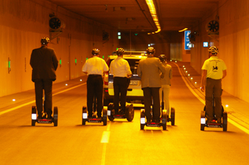 Verkehrsfreigabe Autobahn Hessisch-Lichtenau A 44 Kassel - Eisenach Segway 54