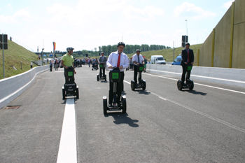 Verkehrsfreigabe Autobahn Segway Hessisch-Lichtenau A 44 Kassel - Eisenach15