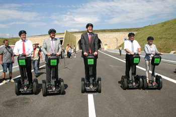 Verkehrsfreigabe Autobahn Segway Hessisch-Lichtenau A 44 Kassel - Eisenach 07