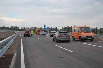 Verkehrsfreigabe Bundesautobahn A71 Gesamtfertigstellung Jungfernfahrt Anschlusstelle Klleda 50