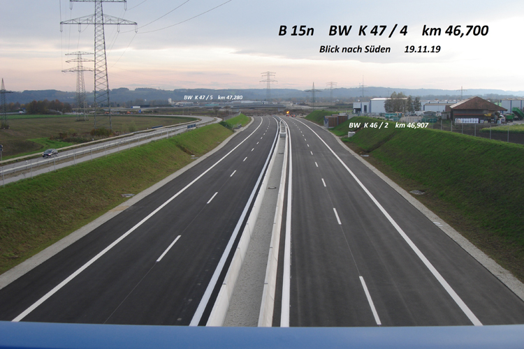 Verkehrsfreigabe Bundesstraße B 15n provisorische Anbindung Essenbach Regensburg Neufahrn Landshut Autobahn A92 03