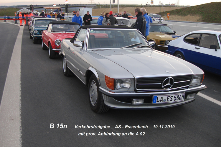 Verkehrsfreigabe Bundesstraße B 15n provisorische Anbindung Essenbach Regensburg Neufahrn Landshut Autobahn A92 14