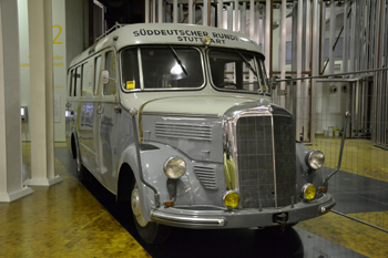 Verkehrsgeschichte Technoseum Mercedes Lkw Süddeutscher Rundfunk Übertragungswagen Ü-wagen 97