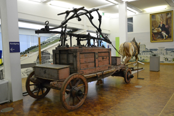 Verkehrsgeschichte Technoseum Spritzenwagen Feuerwehr 09