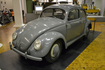 Verkehrsgeschichte Technoseum Volkswagen Brezelkäfer KdF Wagen 94