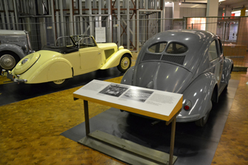 Verkehrsgeschichte Technoseum Volkswagen Brezelkäfer KdF Wagen 99