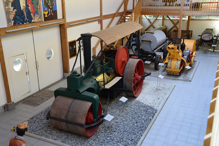 Wegmachermuseum Wasserburg am Inn Straßenmeisterei Straßenwalze Dampfwalze Dampfmaschine 08