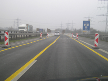 Wiederfreigabe Autobahn A 57 Dormagen nach Vollsperrung03