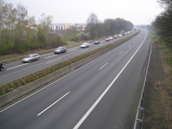 Wiederfreigabe Autobahn A 57 Dormagen nach Vollsperrung74