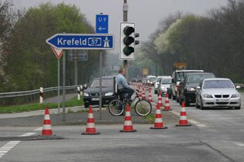 Wiederfreigabe Autobahn A 57 Dormagen nach Vollsperrung 28