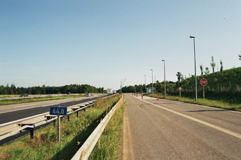 aufgegebene Autobahnplanung Bauvorleistung Autobahnkreuz Grasbrunn A993 A99 München Neukeferloh Putzbrunn_31