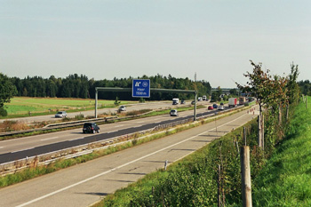 aufgegebene Autobahnplanung Bauvorleistung Autobahnkreuz Grasbrunn A993 A99 München Neukeferloh Putzbrunn _2