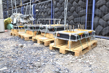 A40 Ruhrschnellweg Autobahn Vollsperrung Bochum Auflager Schlac