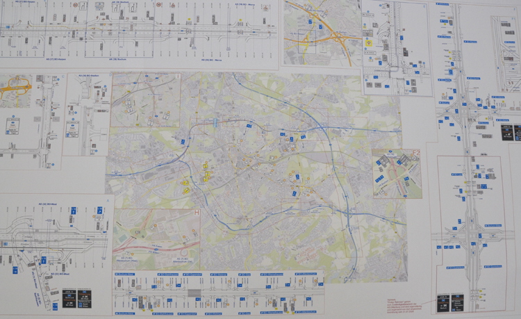 A40 Ruhrschnellweg Autobahn Vollsperrung Bochum Planungskarte 11