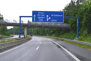 A448 A40 Autobahndreieck Bochum-West Verkehrsfreigabe Donezk-Ring Bochumer Lösung 15