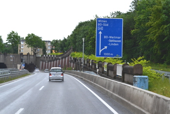 A448 A40 Autobahndreieck Bochum-West Verkehrsfreigabe Donezk-Ring Bochumer Lösung 27