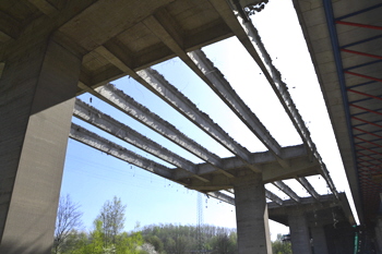 A45 Autobahn Sauerlandlinie Hagen Lennetalbrücke Abriß Rückbau 27