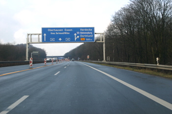 A45 Autobahn Vollsperrung Tagesbruch Bergbauschäden Dortmund-Süd 36