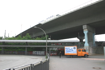 A7 Hamburg Stellingen Vokspark Langenfelder Autobahnbrücke 69