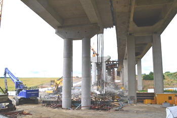 A7 Unterfranken eingestürzte Autobahnbrücke Schraudenbachtalbrücke 13