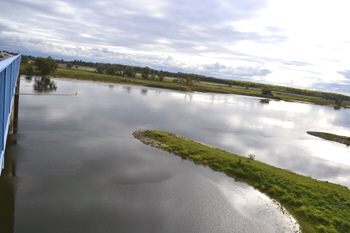 A 14 Autobahnneubau Elbebrücke Seehausen Wittenberge Spatenstich Elbe 43