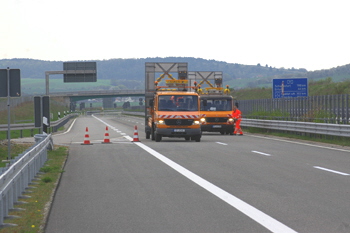 A 38 Bundesautobahn  Artern - Heldrungen Autobahnmeisterei 28
