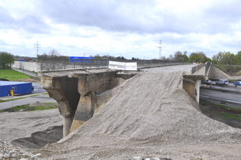 Autobahn A 99 Münchner Ring  Anschlußstelle Aschheim alt B 471 14