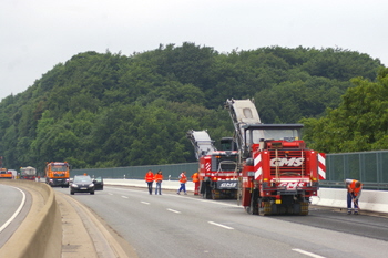 Autobahn Vollsperrung A52 Breitscheid - Essen-Kettwig 58