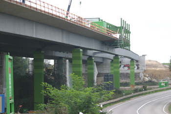 Autobahnbrücke A 72 Chemnitz - Leipzig Talbrücke Zwickauer Mulde 69