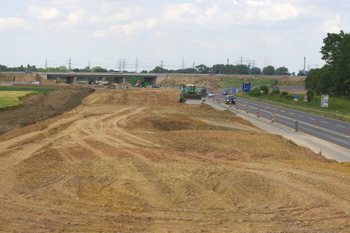 Autobahnkreuz Duisburg-Süd Autobahn A 524 2