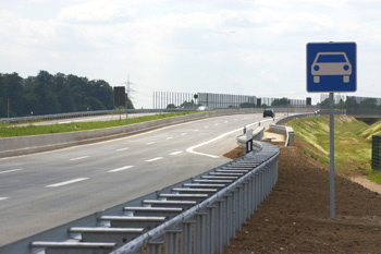 Autobahnkreuz Duisburg-Süd Bundesfernstraße B 8 n 