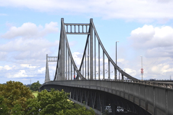 B288 Krefeld-Uerdingen Rheinbrücke Bundesstraße Duisburg Neubau Autobahn A524 40