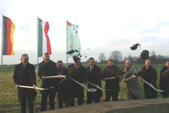 B56n Spatenstich  NRW-Verkehrsminister Harry K. Voigtsberger Enak Ferlemann Harald-Friedrich Austmeyer Straßen.NRW 21