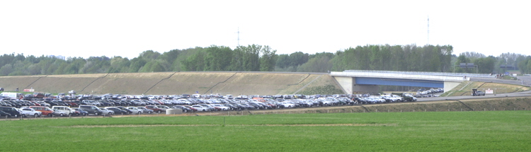 Baggerquerung Großgerät Stahlkoloss Braunkohle Tagebau Garzweiler II Jüchen Neue Autobahn A44n 18