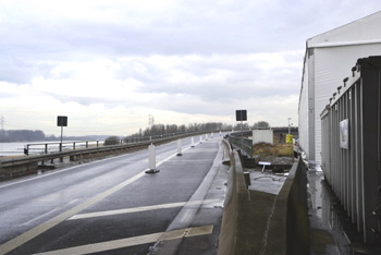 Baubeginn Bundesautobahn A 59 Leverkusen Baustellenhygiene Einhausung 83