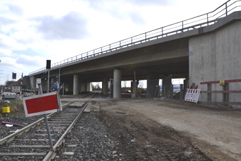 Brckenbrand Ersatzneubau Neue Brcke Autobahn A57 Dormagen Kln Krefeld 76