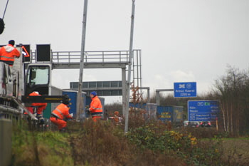 Bundesautobahn A57 sechsstreifiger Ausbau 60