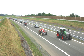 Bundesautobahn A72 Leipzig - Chemnitz Borna Rochlitz Rathendorf Verkehrsfreigabe 14