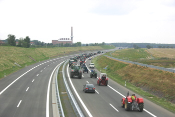 Bundesautobahn A72 Leipzig - Chemnitz Borna Rochlitz Rathendorf Verkehrsfreigabe 15