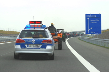 Bundesautobahn A72 Leipzig - Chemnitz Borna Rochlitz Rathendorf Verkehrsfreigabe 20