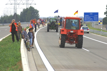 Bundesautobahn A72 Leipzig - Chemnitz Borna Rochlitz Rathendorf Verkehrsfreigabe 69