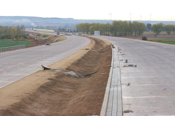 Bundesautobahn Neubau A 71 Autobahnende Südharz - Artern DEGES 5
