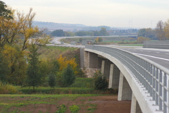 Bundesautobahn Neubau A 71 Südharz Autobahndreieck - Artern Anschlußstelle DEGES 55